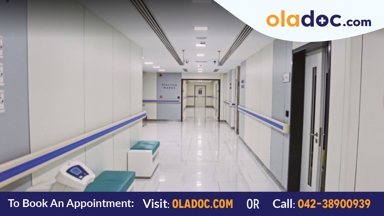 Lobby at bahria international hospital lahore